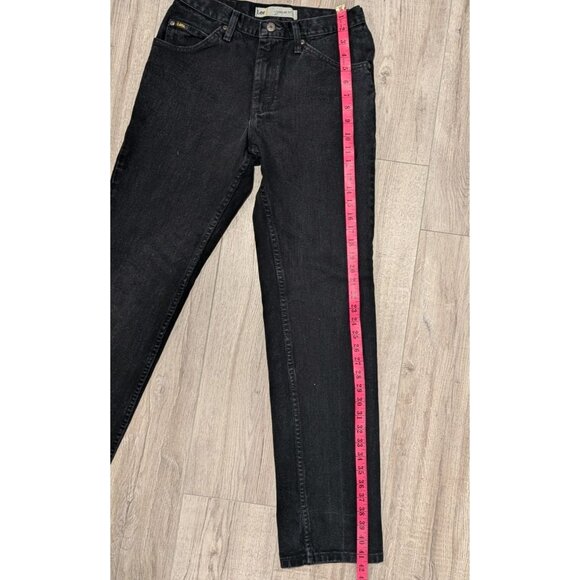 Lee Mens Jeans Regular Fit  Black Size 30x32 | Classic Straight Leg Denim - Picture 11 of 11